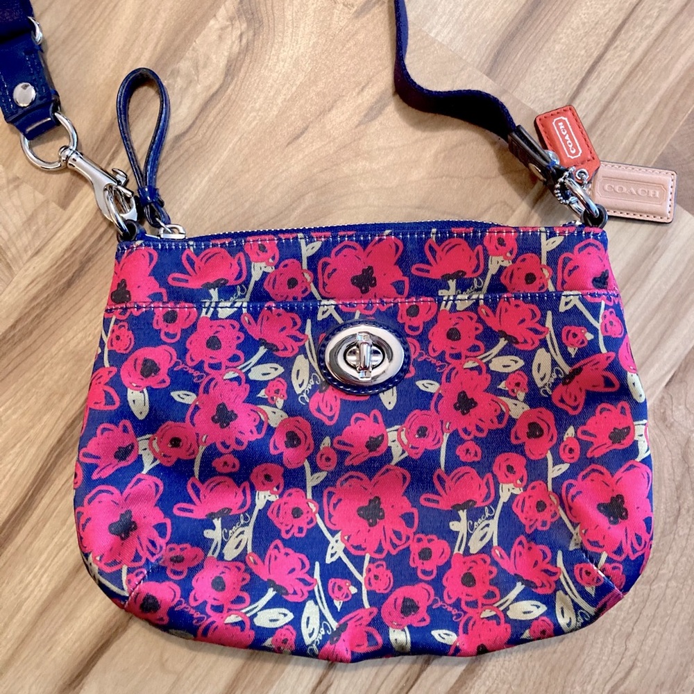 Coach Crossbody Bag, Floral Pattern